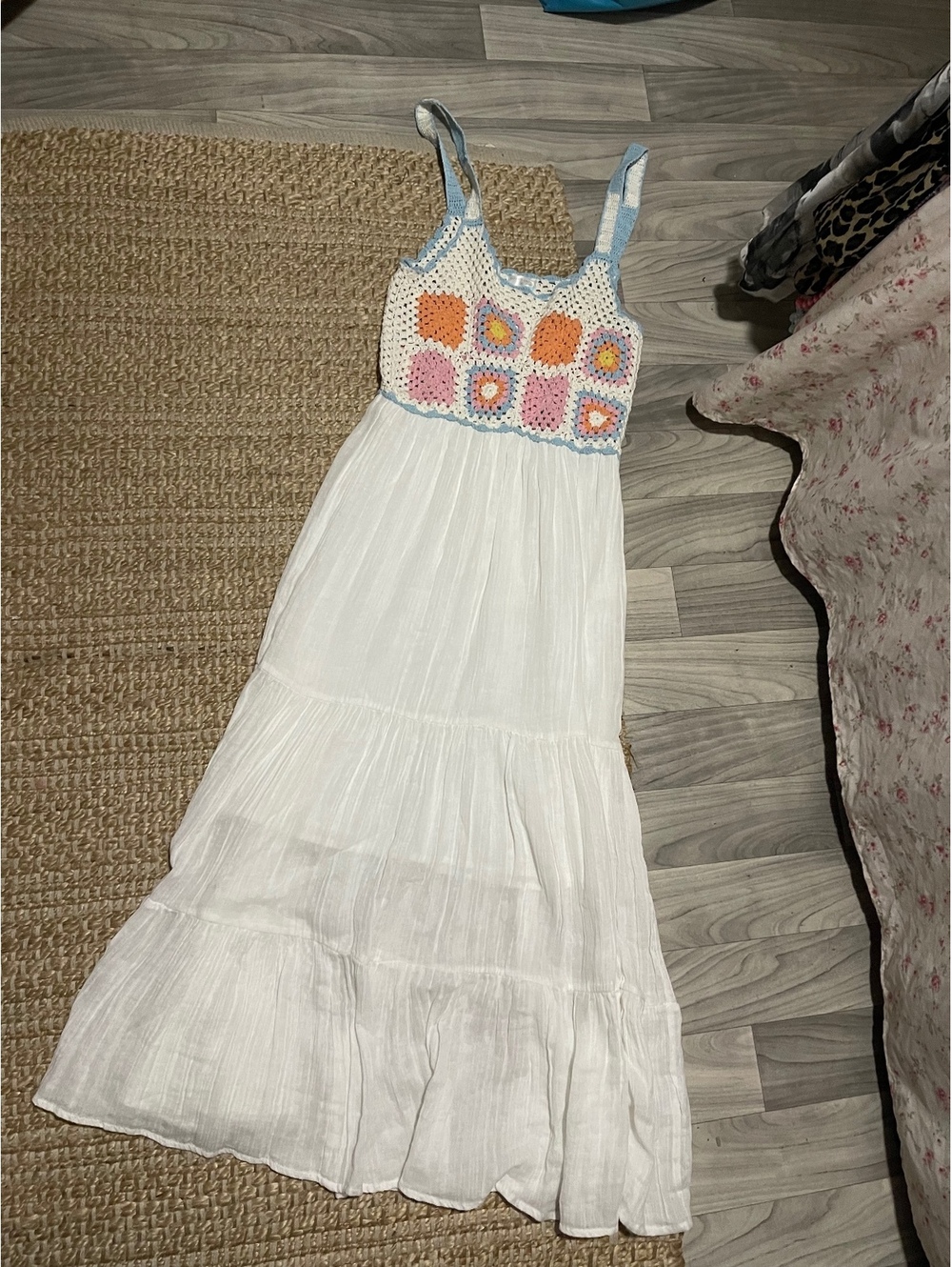 Crochet maxi dress